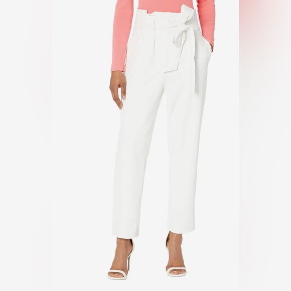 Commando Pants - NWT Commando White Faux Leather Paperbag Pants